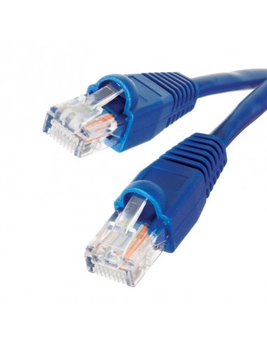 Cable Cromad de red UTP CAT 6 3M Azul 100% COBRE