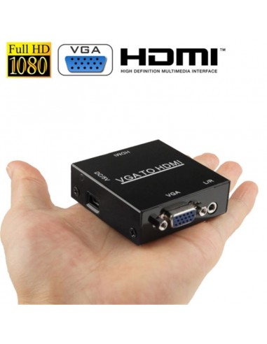 MINI CONVERSOR VGA A HDMI CROMAD