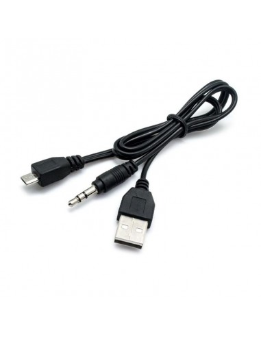 CABLE USB - JACK 3.5MM - MICRO USB 50CM CROMAD