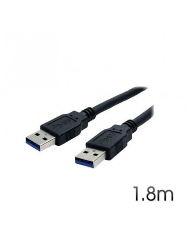 CABLE USB MACHO MACHO 1.8METROS CROMAD