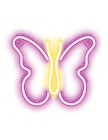 LAMPARA DECORATIVA NEON LED BUTERFLY FOREVER